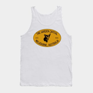 Melbourne, Australia Vintage Style Tank Top